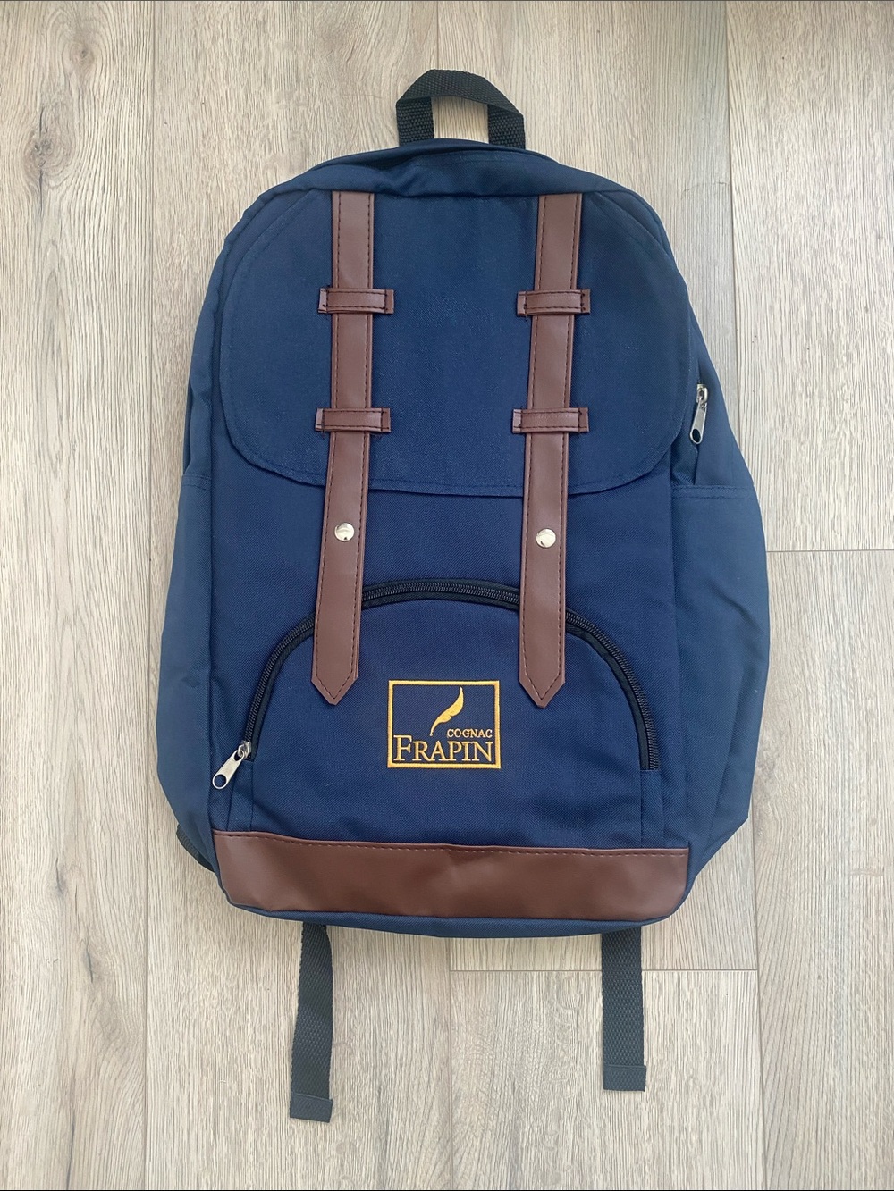 Navy and Brown Men's Backpack NWOT - FREE with a Purchase